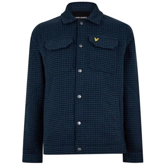 Lyle & Scott getextureerd modderig blauw jack - Image 1