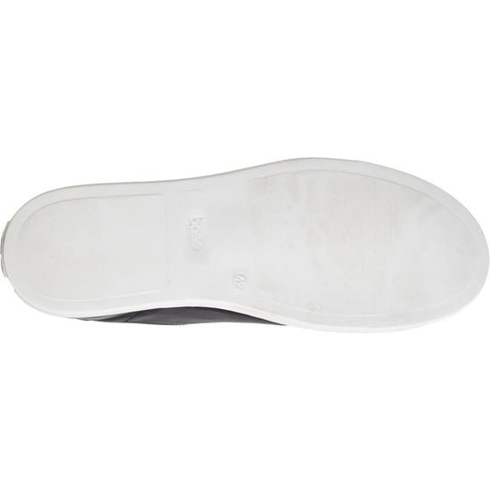 Base London Tucker Leer Heren Zwart Trainers - Image 3