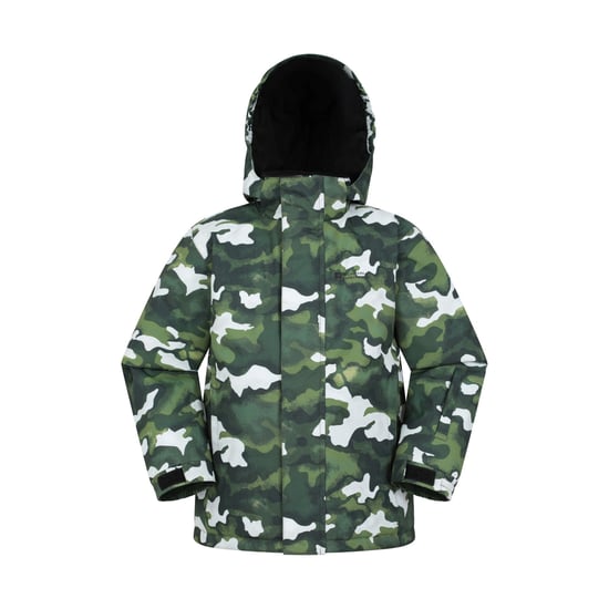 Mountain Warehouse Kinder/Kinder Mogal Camo Ski-jas (Donkergroen) - Image 1