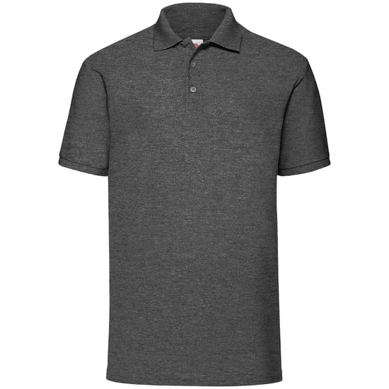 Fruit of the Loom Heren 65/35 Poloshirt (Donkere Heide Grijs) - Image 1