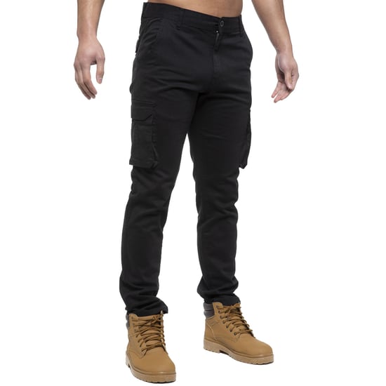 Enzo | Heren Cargo Broek - Zwart - Image 3