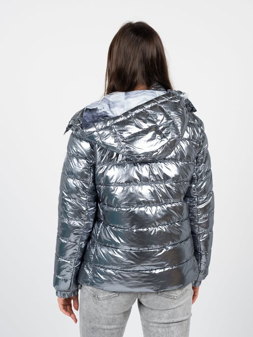Guess jas Bomberjack Vrouw zilver - Image 5