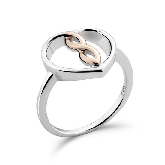 Orphelia 'Delilah' Dames 925 Zilveren Set: Halsketting + Oorbellen + Ring - Zilver/Roze SET-7475 - Image 5