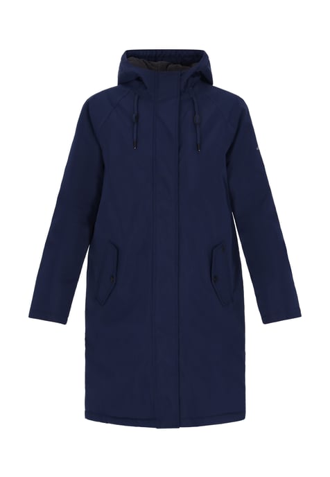 Dreimaster Winter parka Dames donker marine - Image 1
