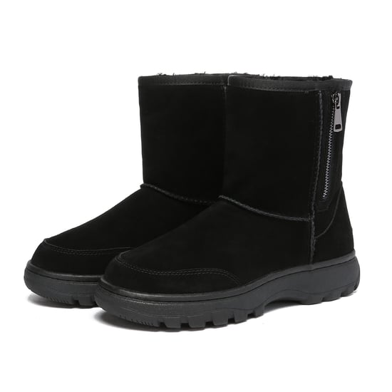 EVER AU Women Starling Zipper Short Boots - Black
