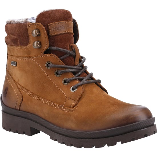 Hush Puppies Annay Leren Dameslaarzen Camel - Image 1