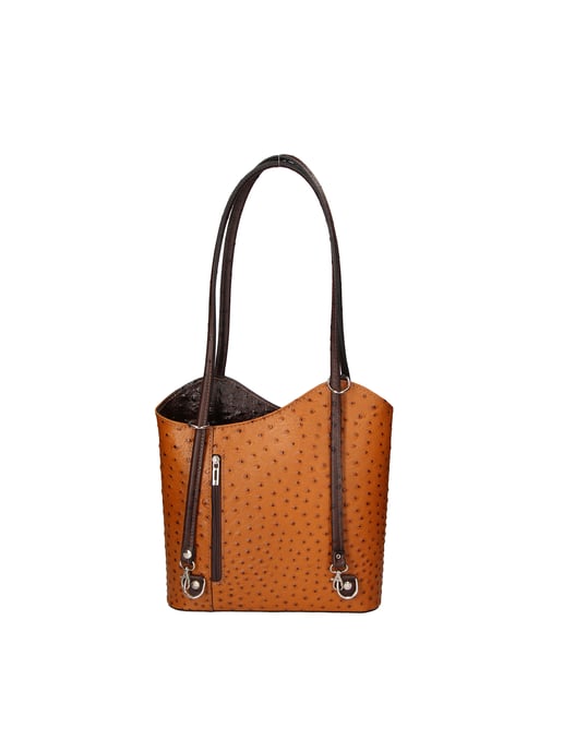 Gave Lux backpack women COGNAC/DARK BROWN