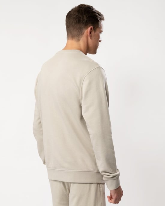 BOSS Orange Westart Heren Crewneck Sweatshirt Met Logopatch - Image 4
