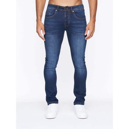 Crosshatch Heren Buraca Slim Jeans (Donkere wasbeurt) - Image 1