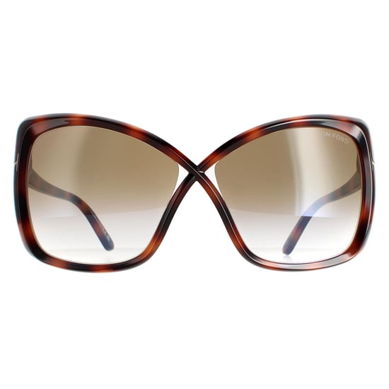 Tom Ford Butterfly Womens Blonde Havana Brown Gradient FT0943 Jasmin Sunglasses