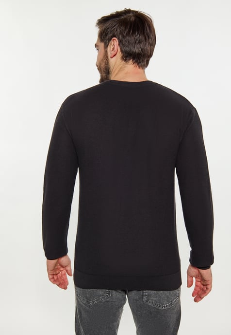 Dreimaster Jumper Heren zwart - Image 4