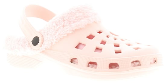 Womens Clog Sandals Flip Flops Faux Fur Lined Zena pink