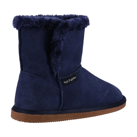 Hush Puppies Dames/dames Ashleigh Slipper Laarzen van Suède (Marine) - Image 2