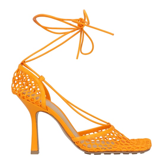 Bottega Veneta Stretch Veter Sandalen oranje - Image 1