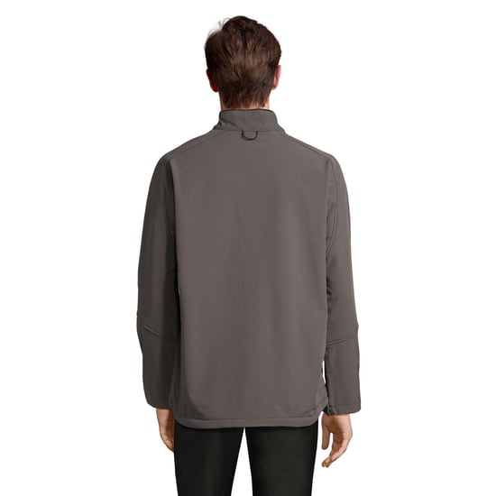 SOLS Heren Relax Soft Shell Jas (Houtskool Grijs Effen) - Image 2