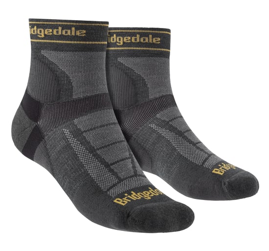 Bridgedale - Heren Hardloop Ultralichte Merino Sport Sokken - Gunmetal - Image 1