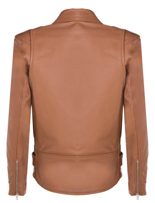 Brando biker skirt leather motorcycle jacket