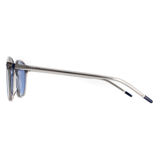 Hugo van Hugo Boss Round Mens Gray Blue Avio HG 1169/S - Image 3