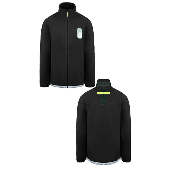 Puma x Helly Hansen Long Sleeve Zip Up Black Mens Polar Fleece 598278 01