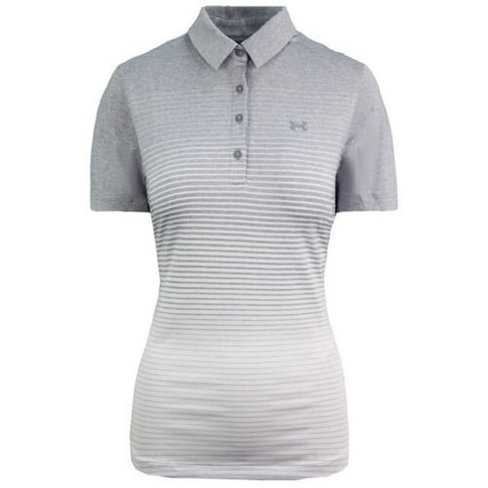 Under Armour HeatGear Dames Grijs Zinger Golf Poloshirt - Image 1