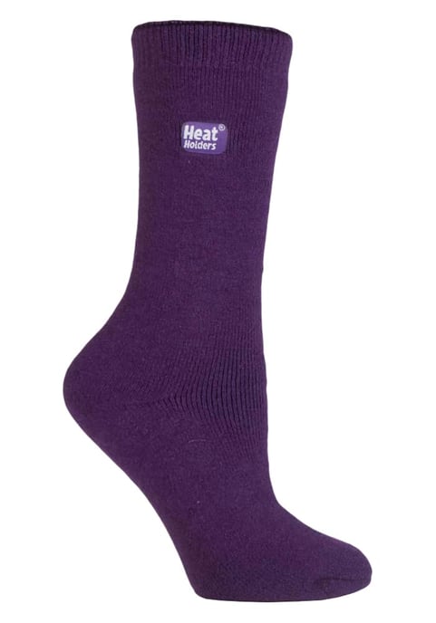 Heat Holders Lite dames dunne thermo wintersokken - Paars - Image 1