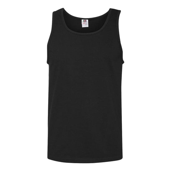 Fruit of the Loom HD Cotton Tank Top (Black)
