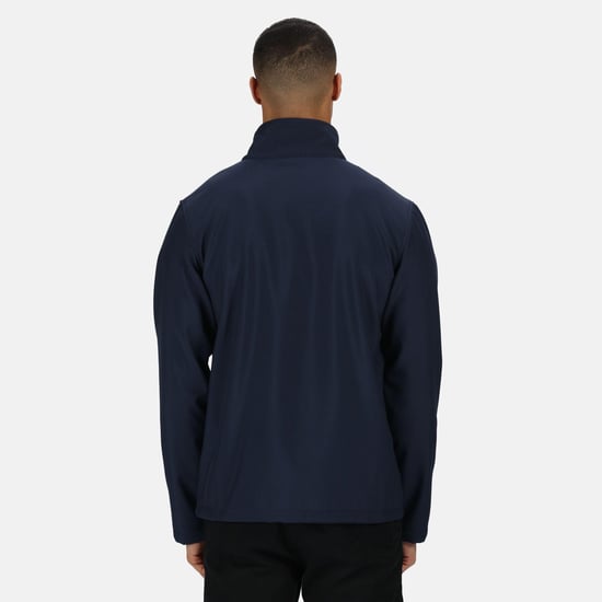 Regatta Mens Ablaze Printable Softshell Jacket (Navy/French Blue)