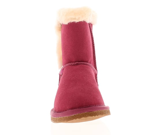 Hush Puppies Ashlyn Genuine Suede Bootie Slippers Rose - Image 2