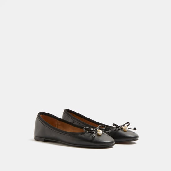 River Island Womens Ballerina Pumps - Black