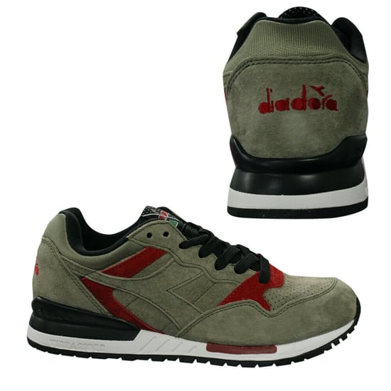 Diadora Intrepid Premium Mens Dark Green Trainers
