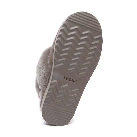 EVER AU Australia Women Fantail Leather Slippers With Two Removable Straps
