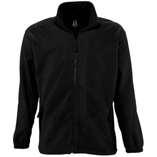 SOLS Volwassen uniseks fleecejack North (Zwart) - Image 1