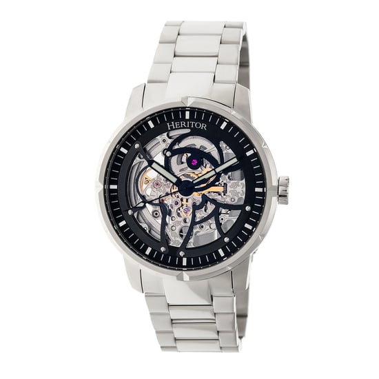 Heritor Automatic Ryder Skeleton Dial Bracelet Watch