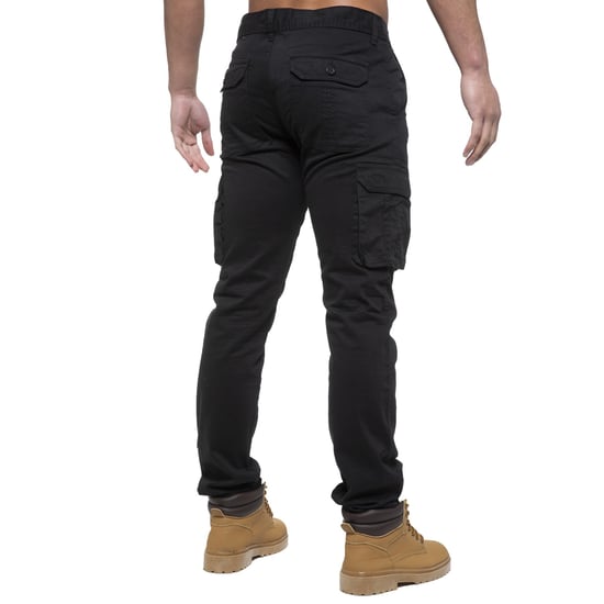 Enzo | Heren Cargo Broek - Zwart - Image 4