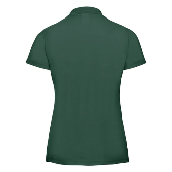 Russell Dames/Dames Klassiek Polycotton Poloshirt (Fles groen) - Image 2