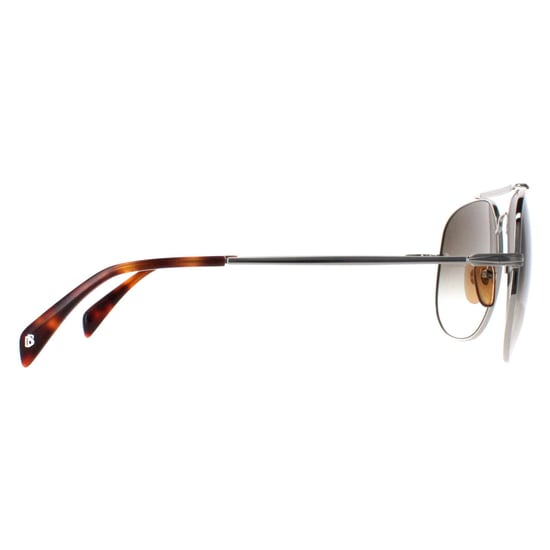David Beckham Aviator Mens Palladium Silver Green Gradient DB7004/S