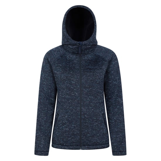 Mountain Warehouse Dames/Dames Nevis Bontgevoerde Full Zip Hoodie (Marine) - Image 1