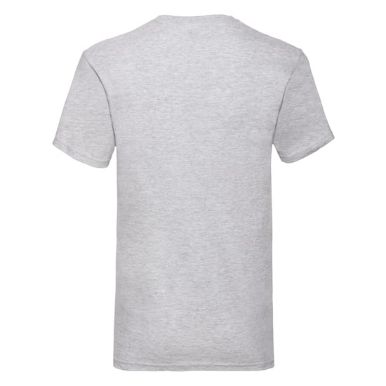 Fruit of the Loom Heren Valueweight Heather V Hals T-shirt (Grijs) - Image 2