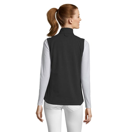 SOLS Dames/Dames Rallye Softshell Mouwloos Gilet (Zwart) - Image 2