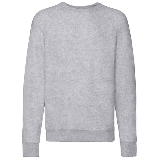 Fruit of the Loom Unisex Lichtgewicht Raglan Sweatshirt voor volwassenen (Heide Grijs) - Image 1