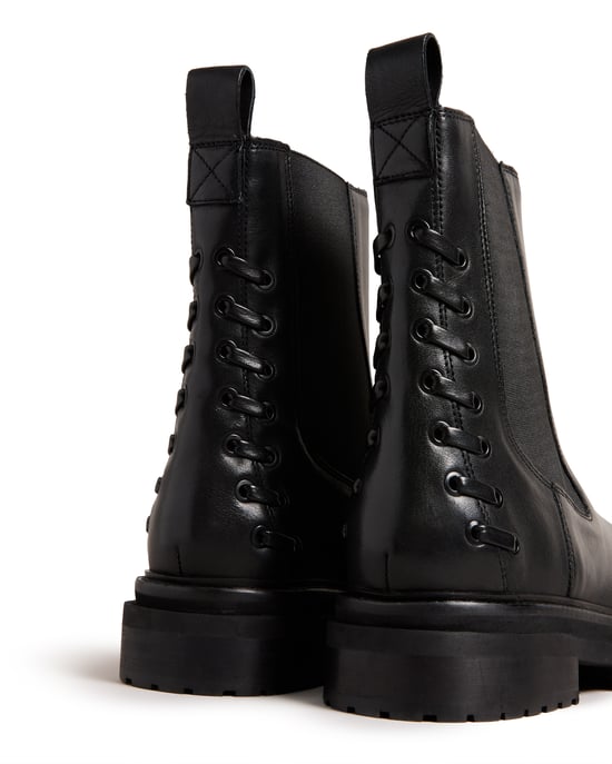 Ted Baker Lukki Chelsea Boot With Whipstitch Detail, Natural