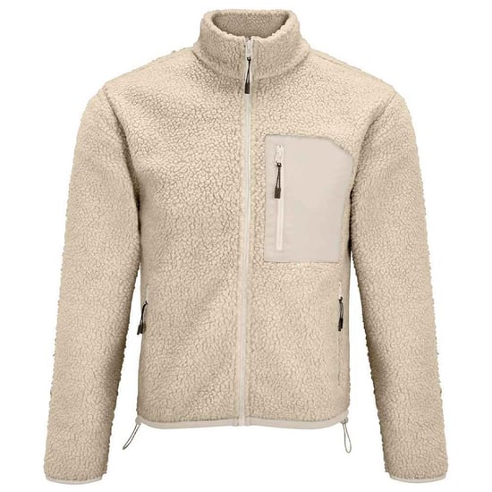 SOLS Unisex Fury Sherpa Fleecejack voor volwassenen (Schaar beige/beige) - Image 1