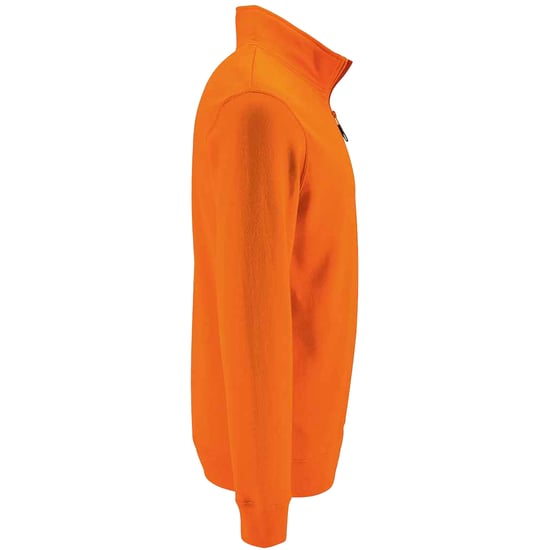 SOLS Heren Stan Zip Staande Kraag Trui (Oranje) - Image 3