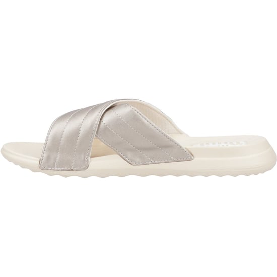HEYDUDE Christi Slide Distressed Polyurethaan Vrouwen Metallic Sandalen - Image 3
