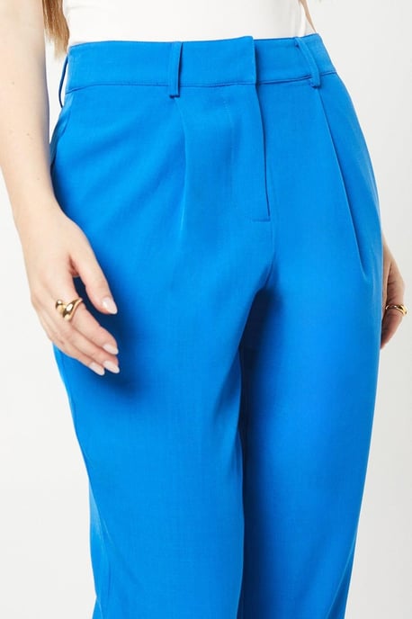 Blue Kickflare Trousers