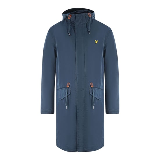 Lyle & Scott Fishtail Parka Navy Blue Jacket - Image 1
