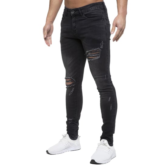 ETO heren skinny gescheurde jeans - Image 1