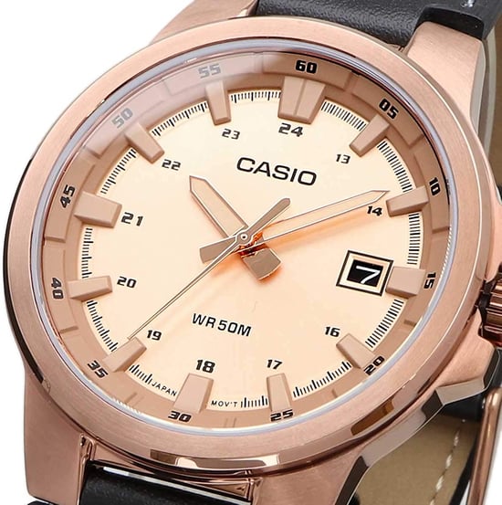 Casio Casio Collectie Heren Bruine Horloge MTP-E173RL-5AVEF - Image 3