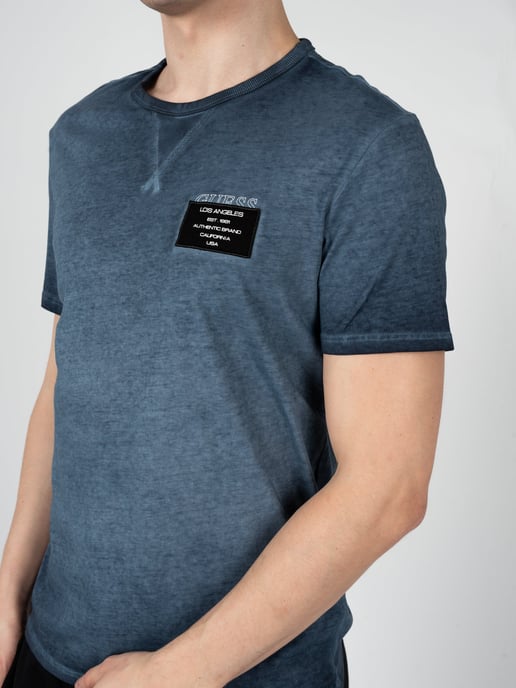 Guess T-Shirt Patch Mannen blauw - Image 5