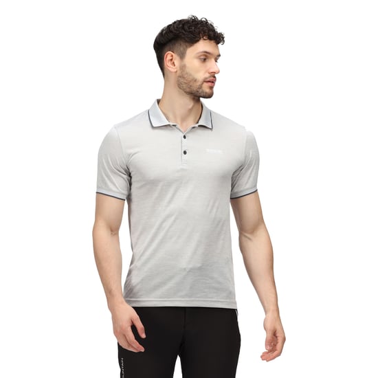 Regatta Mens Remex II Polo Shirt (Silver Grey)